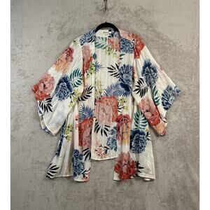 Rip Curl Beach Cover Up Open Front Kimono Style Size S Resortwear Coastal